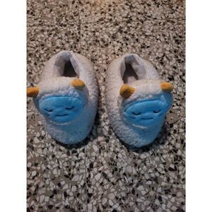 Used fluffy peluche slippers